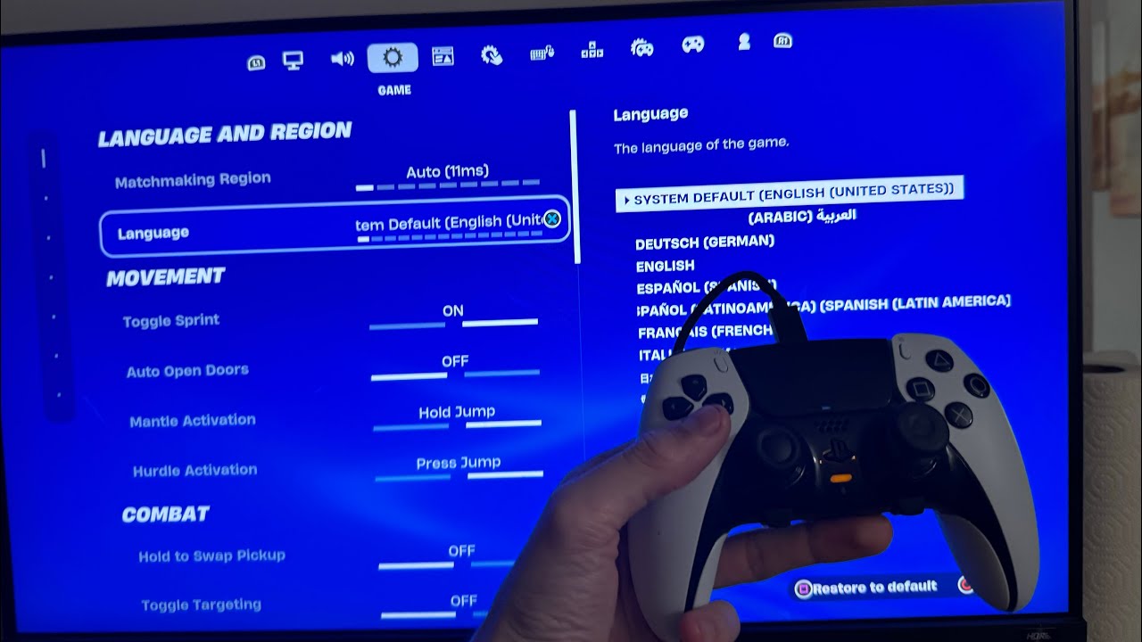 Fortnite Code Language Fortnite: How to Change Language Tutorial! (Easy Method) *UPDATED 2024 ...