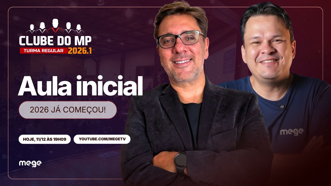 Clube do MP 2026.1: Aula inicial