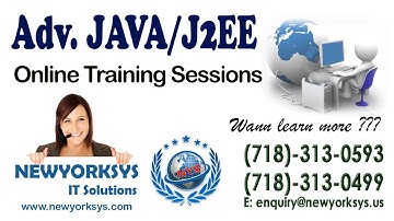 Java Online Training Tutorial | JAVA FREE DEMO Class Training Videos | Newyorksys