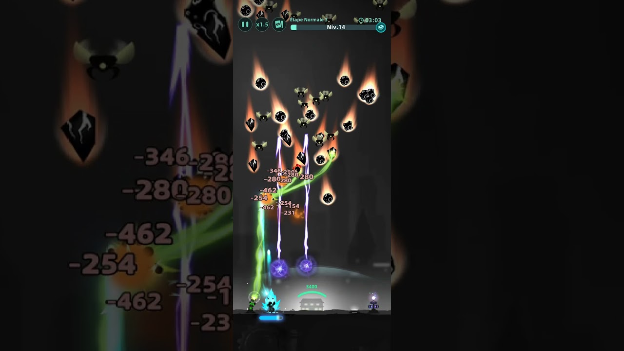 Galaxy Defense : Fortress TD - Étape 3 Normal 100% PV