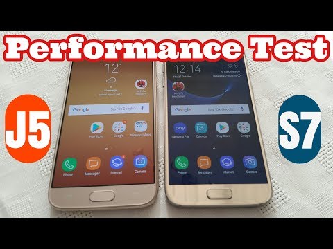 Samsung Galaxy J5 2017 VS Samsung Galaxy S7 Performance Test