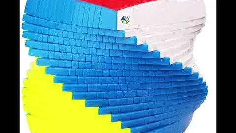 ALL Rubik’s cubes from a 1x1 to a 19x19 EDIT