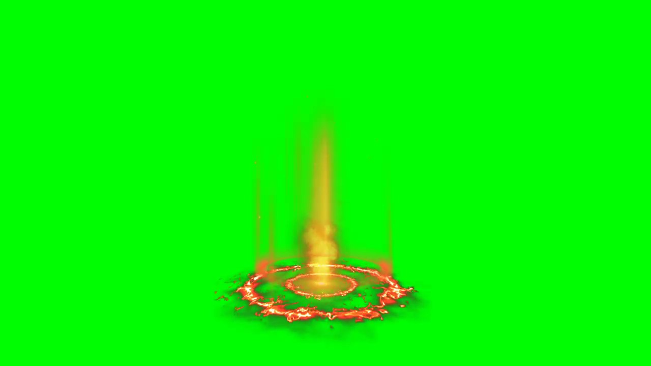 Lighting Buff Effect green screen - YouTube