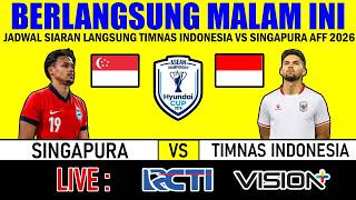 🔴 LIVE TONIGHT ~ LIVE BROADCAST SCHEDULE INDONESIA VS SINGAPORE AFF 2026