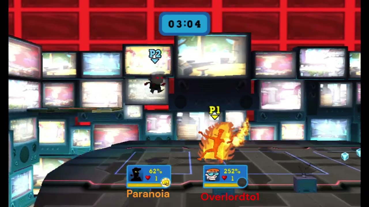 Paranoia vs Overlordto1 in Cartoon Network Punch Time Explosion (CNPTEXL)