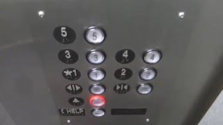 Modernized Otis Traction Elevator at the Twin Towers East Building.