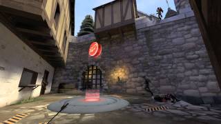 Shooting an arrow out of the air (TF2 Sniper)