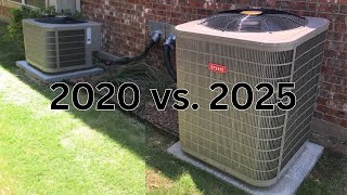 My Bryant Preferred Air Conditioners Are 5 Years Old! | 2020 vs. 2025 Startup/Shutdown Comparison