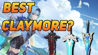Eula BEST WEAPON Testing + Analysis of 5-Star Claymores! | Genshin Impact