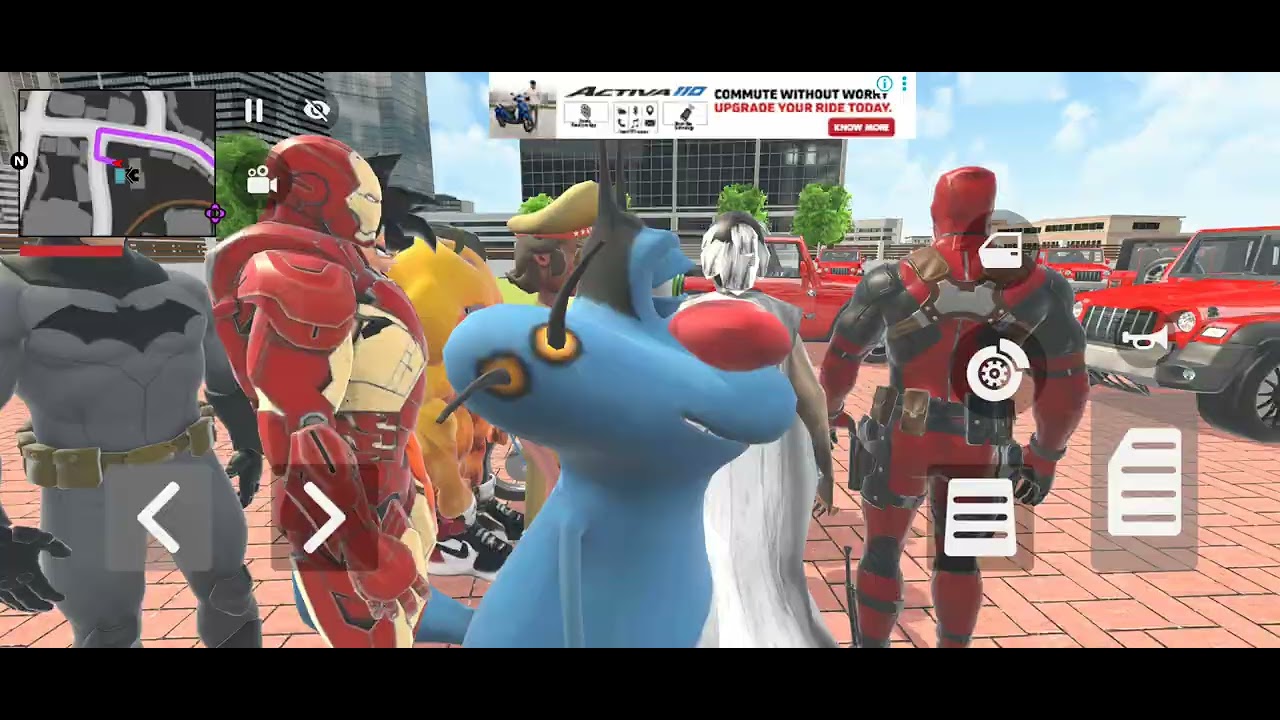 💥Franklin order 4️⃣ Mahindra Thar Rox 4×4 in indian auto theft auto simulator game 🎯💥