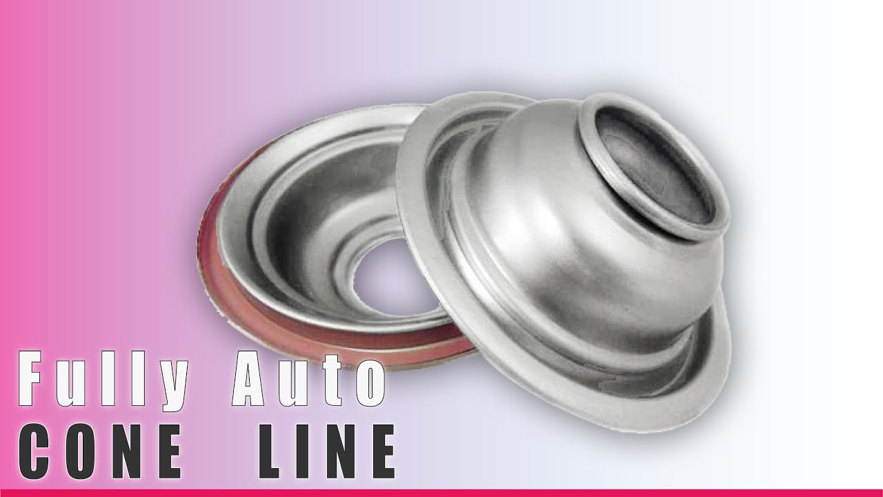 Automatic Aerosol Can Cone Top Lid Line with Double-lane High Speed  