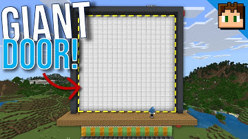 The FLYING MACHINE Door! [Minecraft Bedrock 1.20] +Tutorial