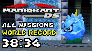 Mario Kart DS - All Missions Speedrun World Record in 38:34