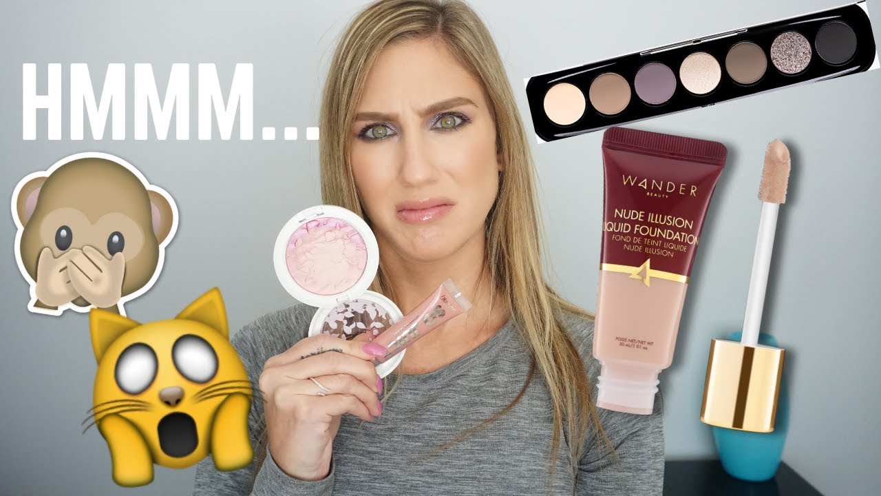 OMG ... TRYING NEW MAKEUP  COLOURPOP, MAC + MORE
