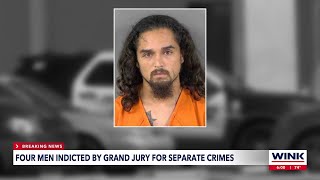 Four men indicted by grand jury for separate crimes
