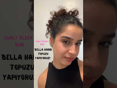 Bella Hadid topuzu