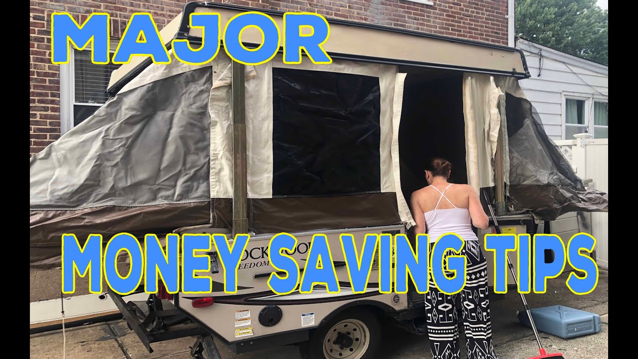 EPIC $700 Pop Up Camper Renovation Part 2: Floor DEMO & Cabinet Rebuild! 