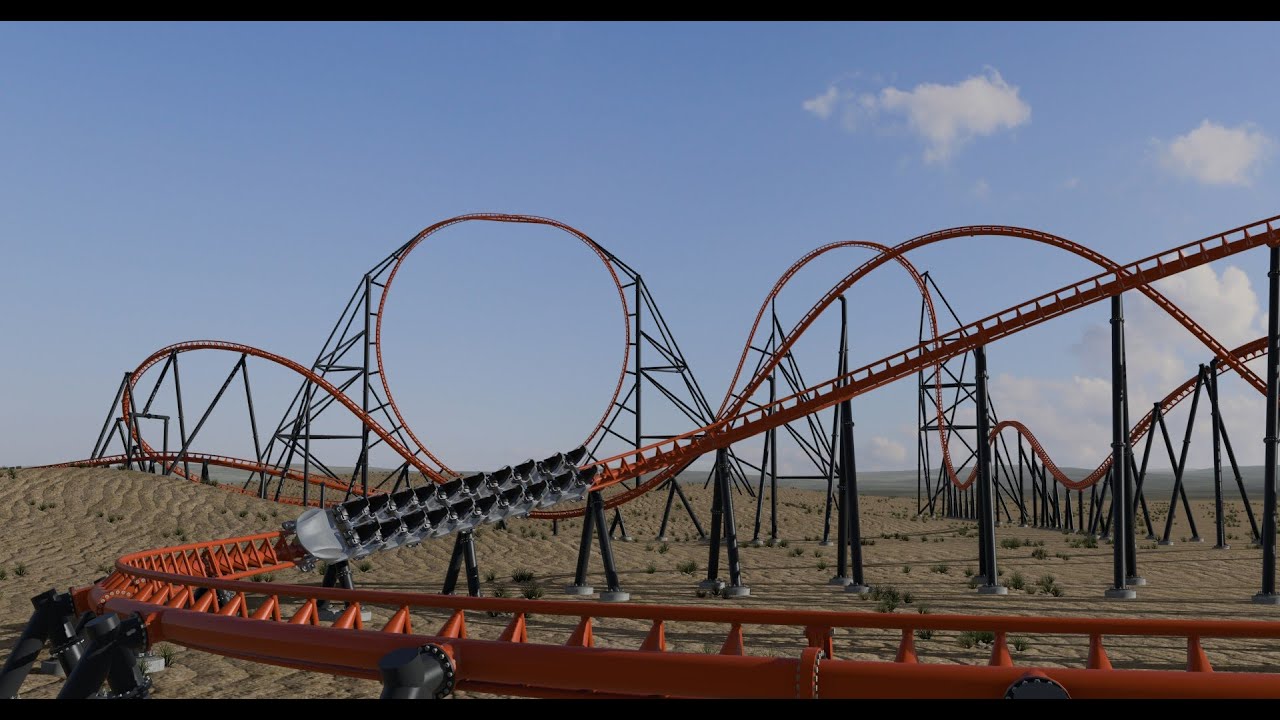 [Nolimits 2] Sandblaster - Intamin Swing Launch Coaster