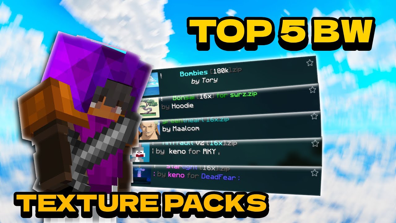 Top 5 BEST Bedwars Texture Packs - FPS Boost (1.8.9) - YouTube