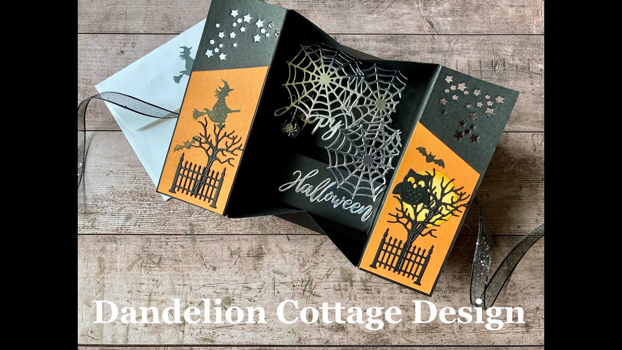 Frightfully Cute Pop Up, Fold Flat Box Card