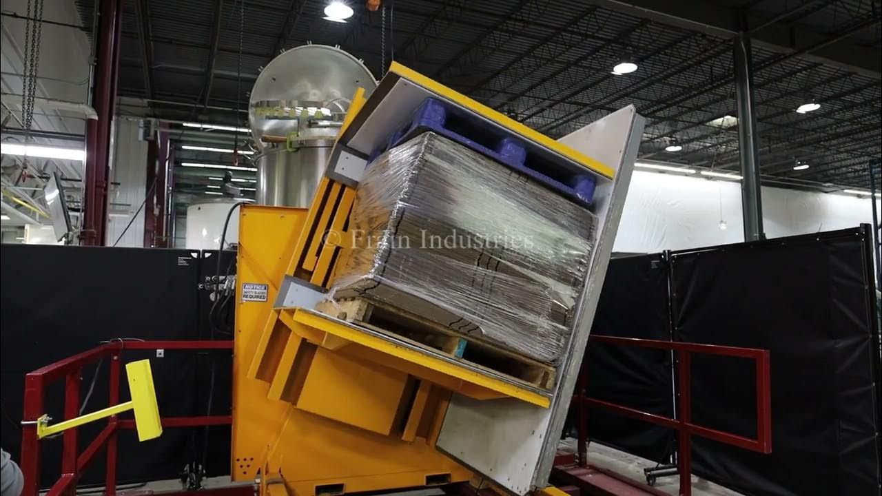 Cherrys Industrial Equipment DC91 Pallet Inverter Demonstration YouTube