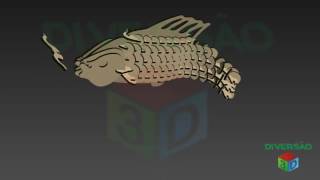 Quebra Cabeça 3d | Peixe | 179 Peças screenshot 1