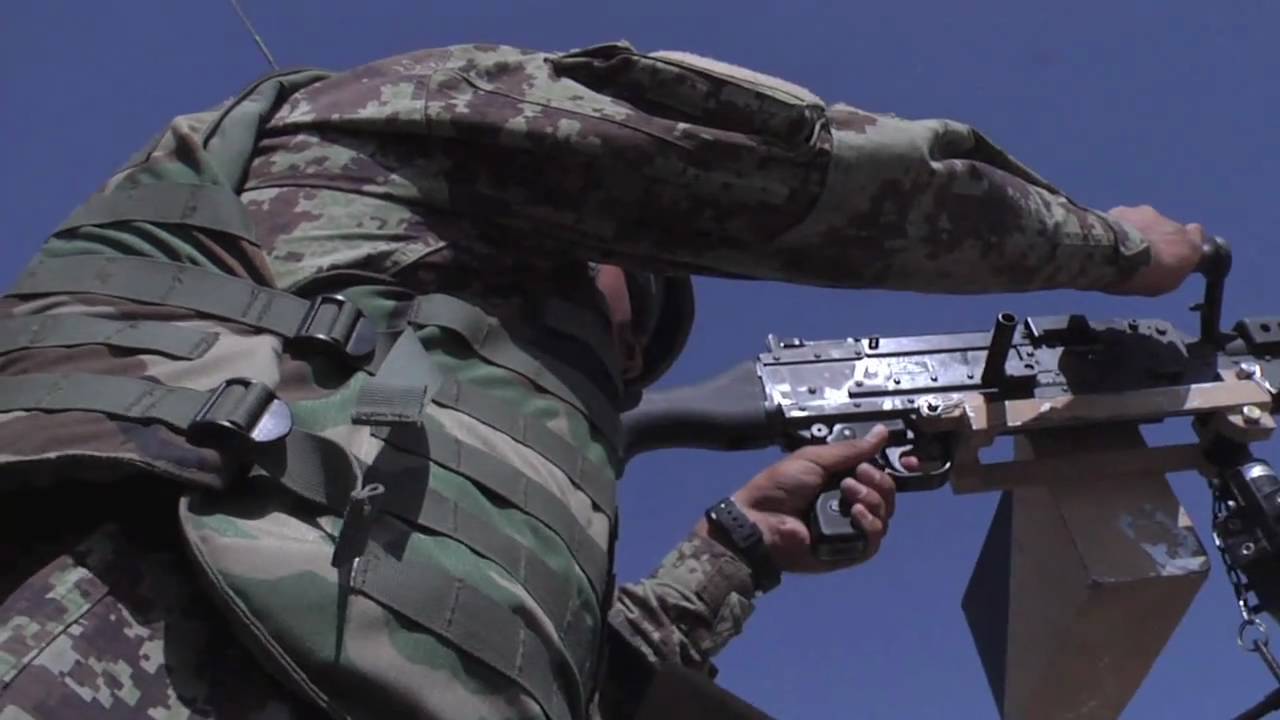 Taking the Lead: Afghan Soldiers Conduct Live Fire Convoy Exercise