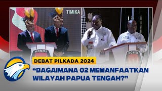 Download lagu Paslon 04 Bertanya Pada Paslon 02 Soal Pemanfaatan Wilayah Papua Tengah [Debat Pilkada 2024]