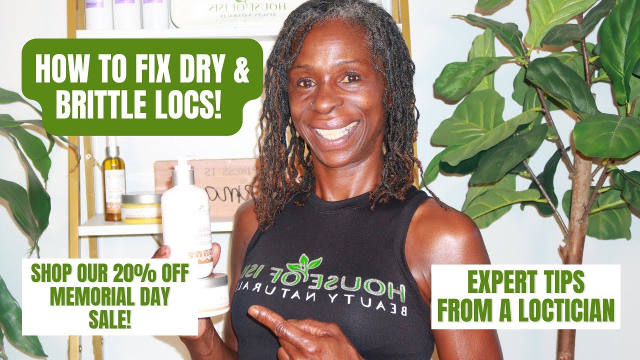 How to fix DRY & BRITTLE Locs! Expert Tips for Maintaining Moisture