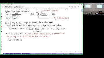 ME 545 Lecture 13: Steady-state errors, part 1