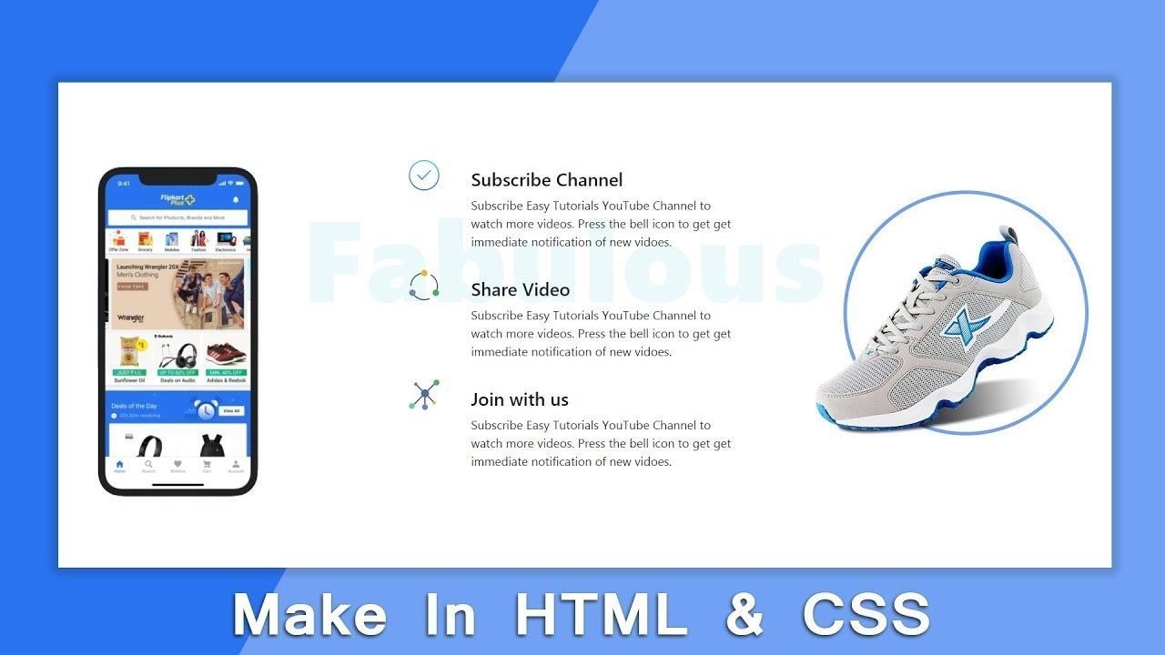 How To Make Website Uisng HTML And CSS | Create A Website Step By Step ...
