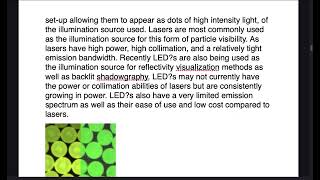 PIV and Tracer Particles Visibility || 🔍 Exploring PIV : Unraveling Fluid Dynamics Mysteries
