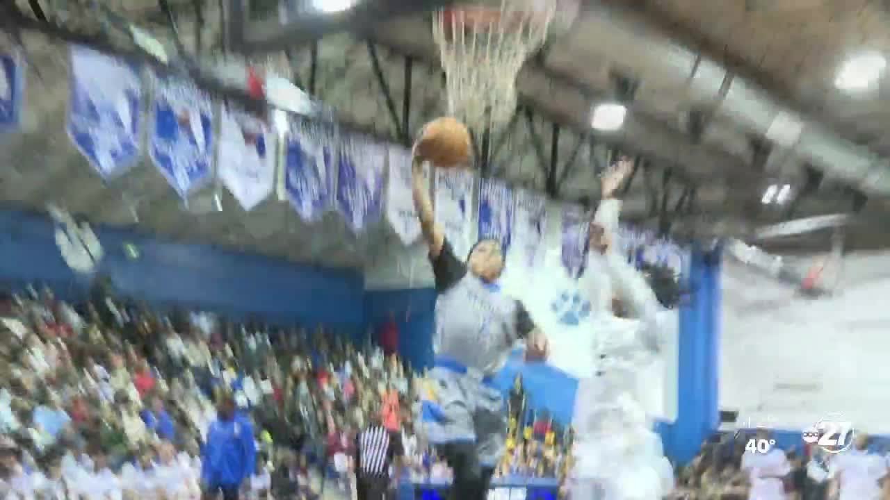 Godby retires Brown's jersey, falls in rivalry match with Rickards