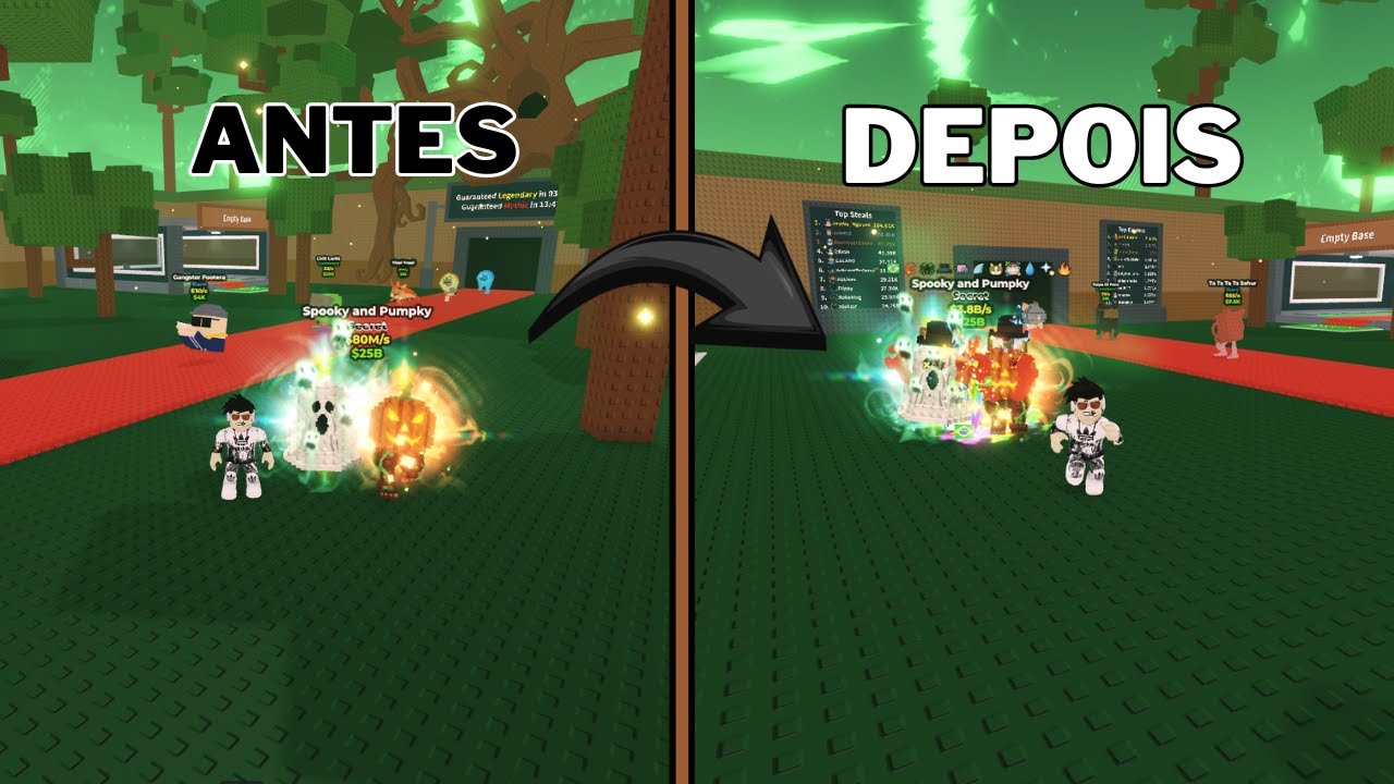 FIZ o SPOOKY AND PUMPKY com 8 MUTAÇÃO no Roube um Brainrot e Deu MUITO...