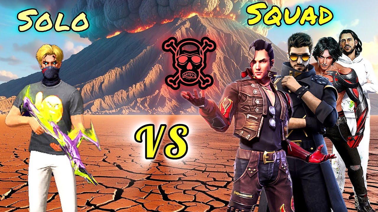 Solo Vs Squad Full Rush Gameplay || 🔥 || Baptu Gaming Vs 🌍 - YouTube