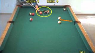 Pool and billiards "Loop" game and drill for practicing carom shots, from VEPP V (NV C.18) screenshot 1