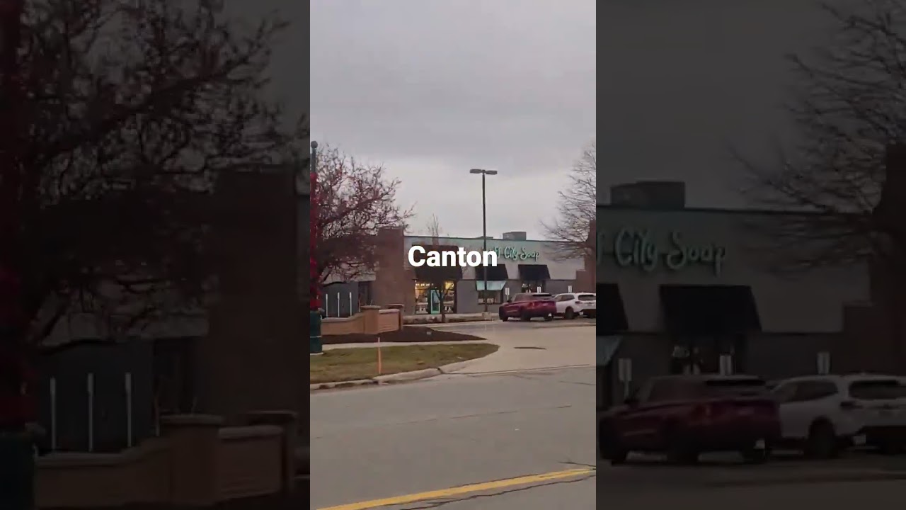 Canton Michigan Winter drive