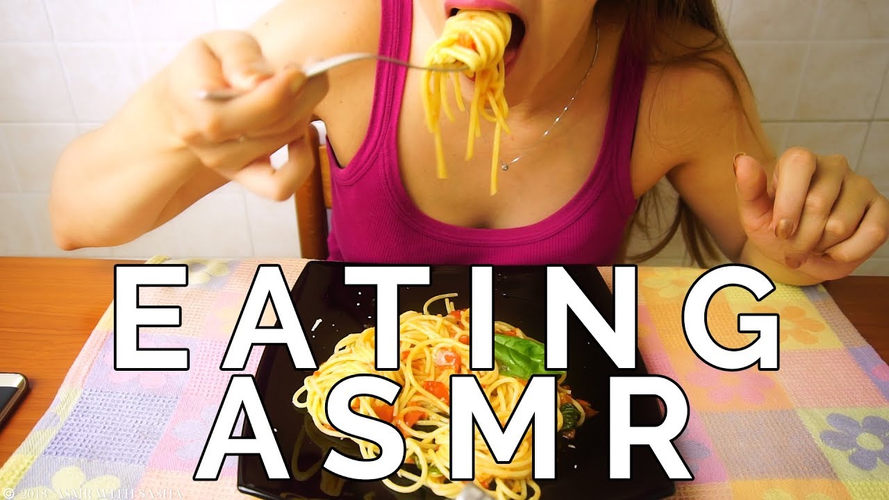 COMO HACER Y COMER PASTA ITALIANA | Eating Asmr en Español | Asmr with Sasha