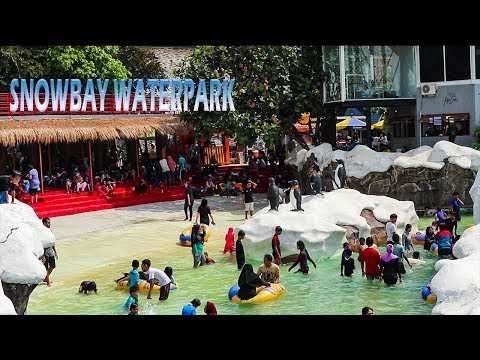 SNOWBAY WATERPARK TMII | The most beautiful swimming pool with whale, bear and penguin ornaments