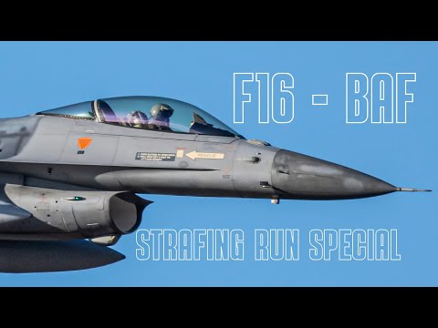 F16 Strafing Run Special [Belgian Air Force] [Nordhorn Range]