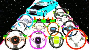 NOOB vs PRO vs HACKER STEERING WHEEL EVOLUTION RUN (Max Level) 3D Gameplay