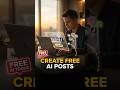 Free AI Image | How to create social media posts using AI | How to create AI image using Flow | flow