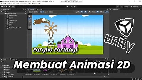 Tutorial Membuat Animasi 2D Di Unity