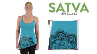 Satva Sana Camisole - Organic Cotton, Built-In Bra For Women
