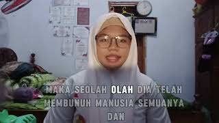 QS. Al-ma'idah ayat 32 | pembacaan, arti, dan kandungan QS. Al-ma'idah ayat 32 | pembacaan, arti, dan kandungan