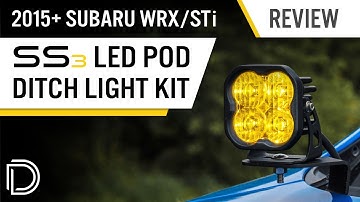 Bolt-On Ditch Light Bracket Kit for 2015-2021 Subaru WRX/STi | Diode Dynamics