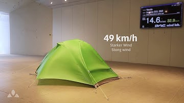 Wind tunnel test - Invenio SUL 2-3P | VAUDE