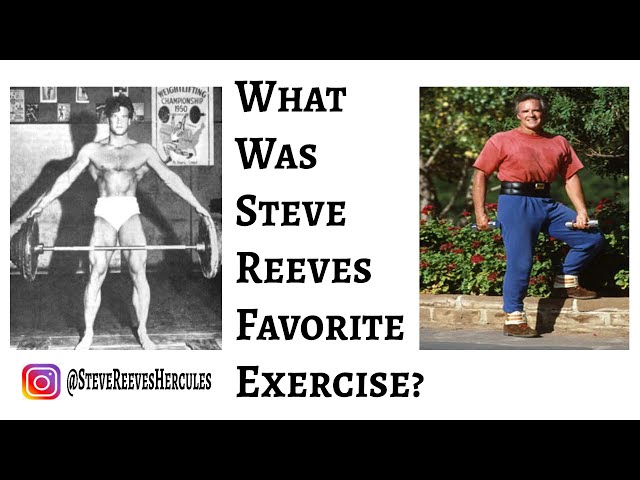 Steve Reeves Back Exercises