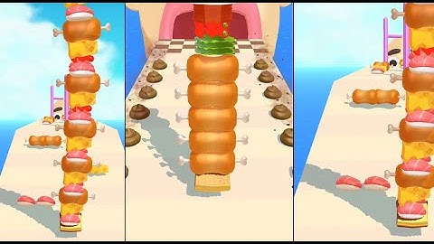 Sandwich Runner Gameplay Walkthrough🥪All Levels Android /iOS Gameplay 🥪 Part-39 #superbearadventure