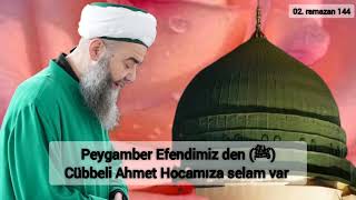 Cübbeli Ahmet Hocamıza Peygamber Efendimizin Selamı Var Gözüken Rüya Anlatan Kardeşimiz Görmüş